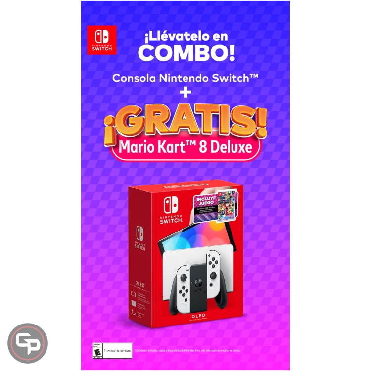 Consola Nintendo Switch – OLED Model: Mario Kart 8 Deluxe Bundle - Image 3