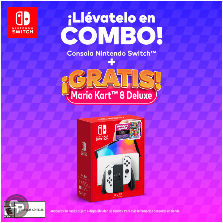 Consola Nintendo Switch – OLED Model: Mario Kart 8 Deluxe Bundle - Image 4